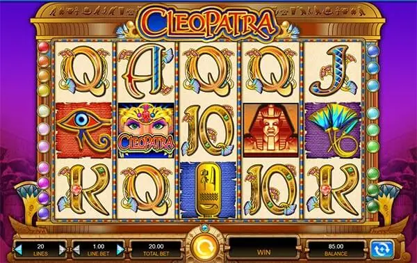 ตัวอย่างสล็อตคลาสิก เกมสล็อต cleopatra